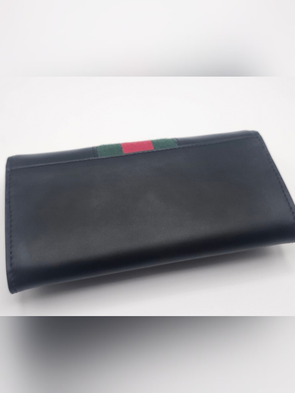 Authentic Gucci Black Sylvie Continental Wallet On Chain W Gucci Dustbag - Picture 4 of 12